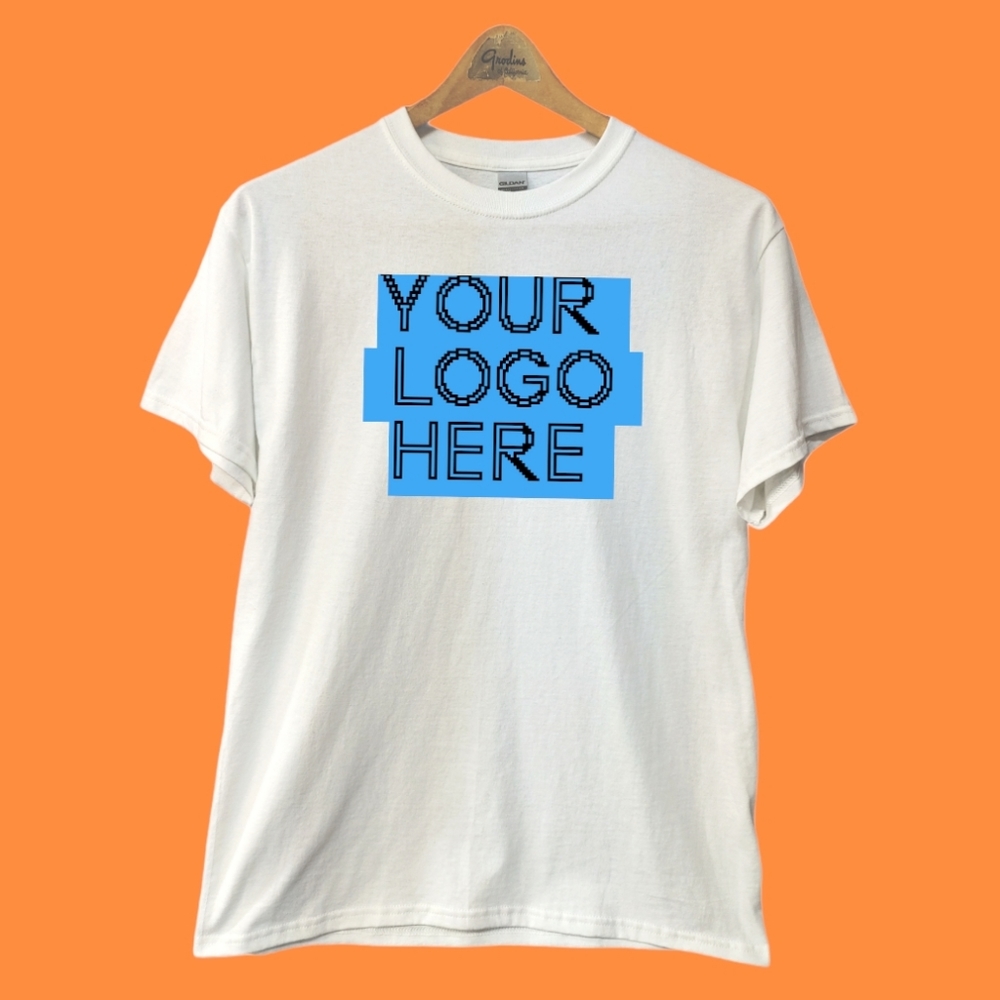 Custom t-shirts S,M,L,XL. W,B,G.